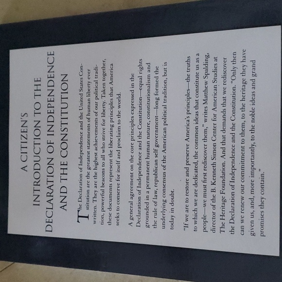 A Citizen's Introduction to the Declaration of Independence and the Constitution - Picture 2 of 2